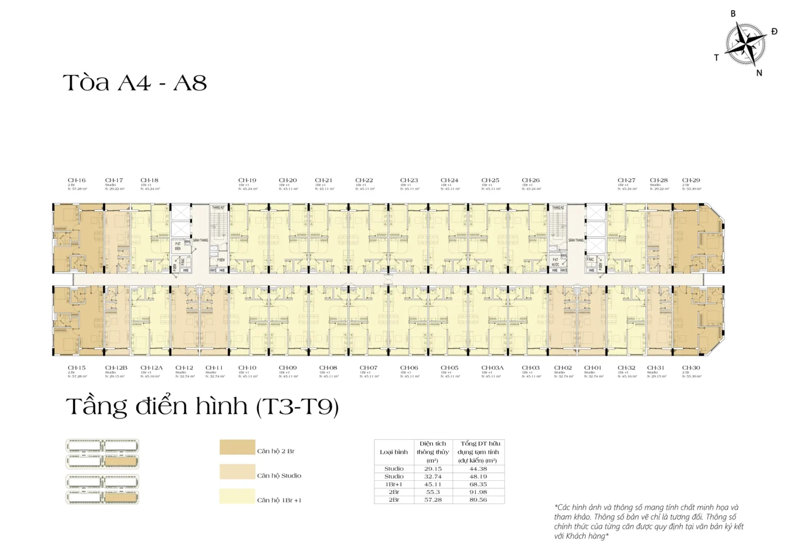 CT_toa A4-A8_Tầng 3-9
