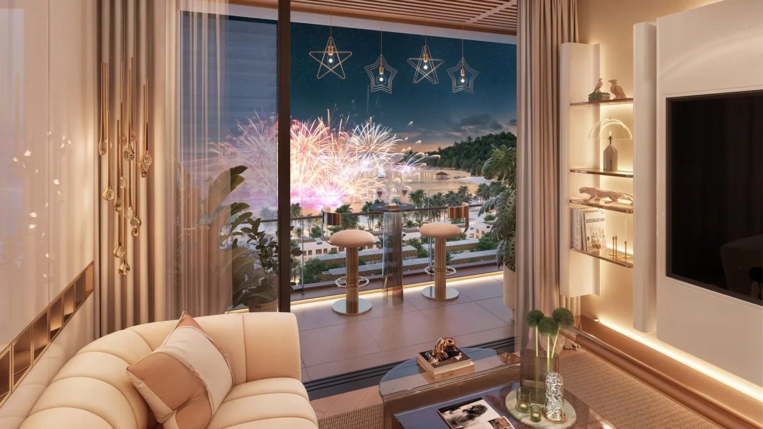 D7_Anh 29_Phong khach can 09_Night_view Phao hoa