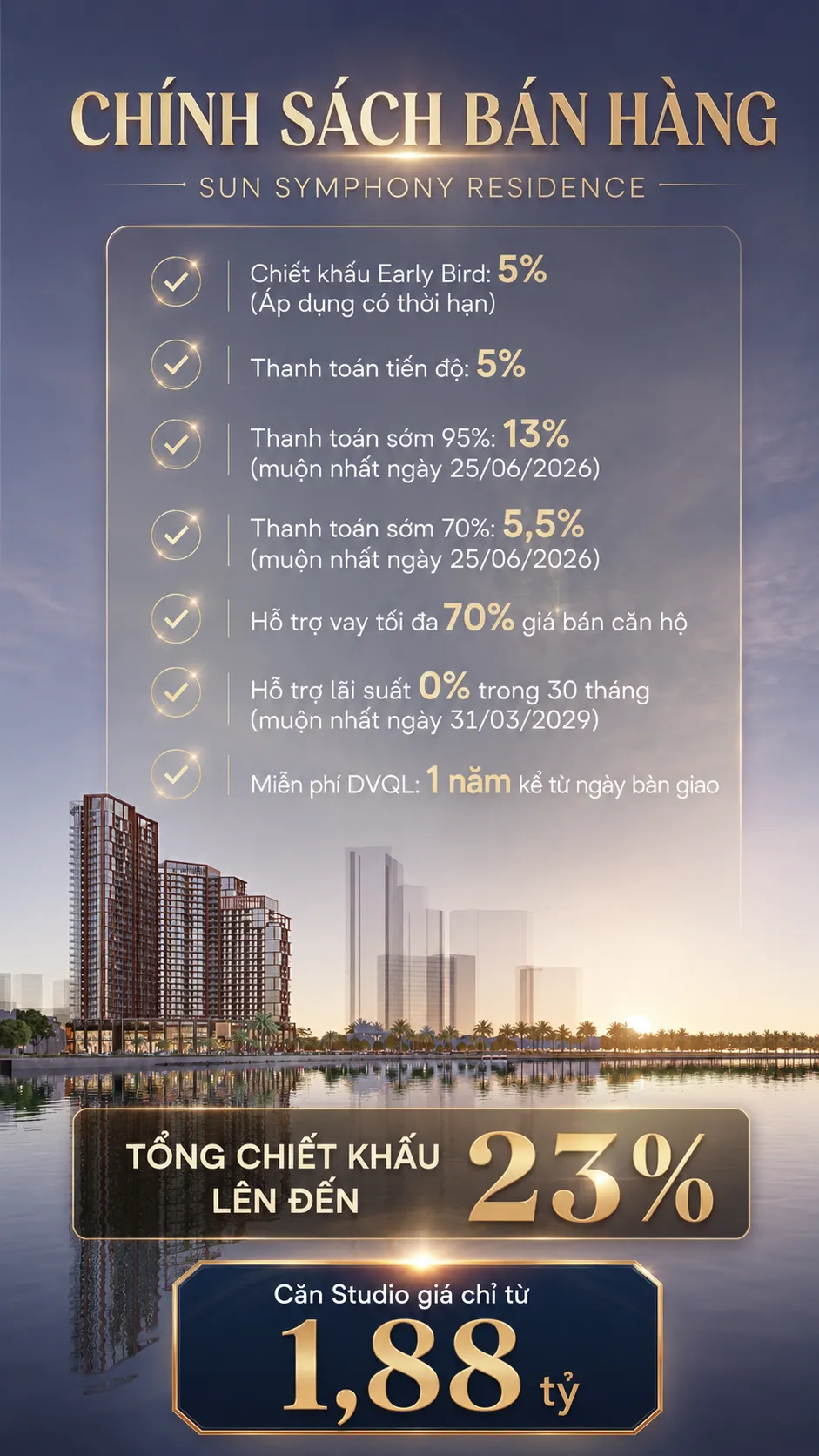 Chính sách bán hàng tòa Symphony 5 Đà Nẵng